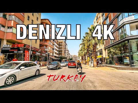 Denizli 4K - Driving Downtown - TURKEY 🇹🇷