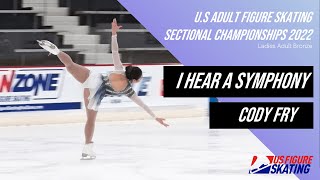 Cathy Ding | US Adult Figure Skating Sectional Championships 2022 | Ladies Bronze Performance