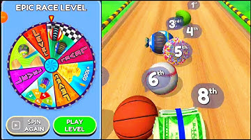 Going Balls Epic Race Level Gameplay Walkthrough Android ios