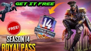 How to get free Elite Royale pass in pubg mobile season 14#2