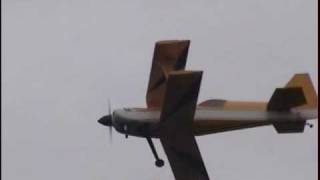 Hangar 9 46% Ultimate, Flight 2, pushing the plane a little to see what it can do...