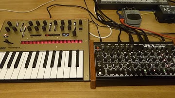 MFB Tanzbar, Korg Monologue & Behringer VD400 Vintage Delay