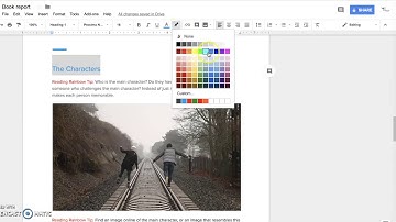 How to highlight Text in Google Docs