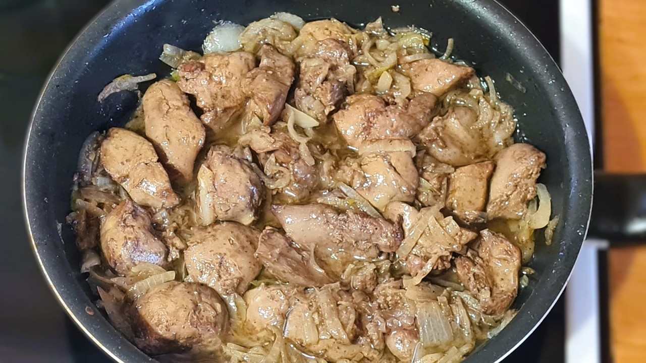 Всього два інгредієнти. Печінка за три хвилини! Дієтично та смачно.