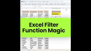 Filter Function in Excel || How to use filter Function || #shorts #shortvideo #excel #exceltricks