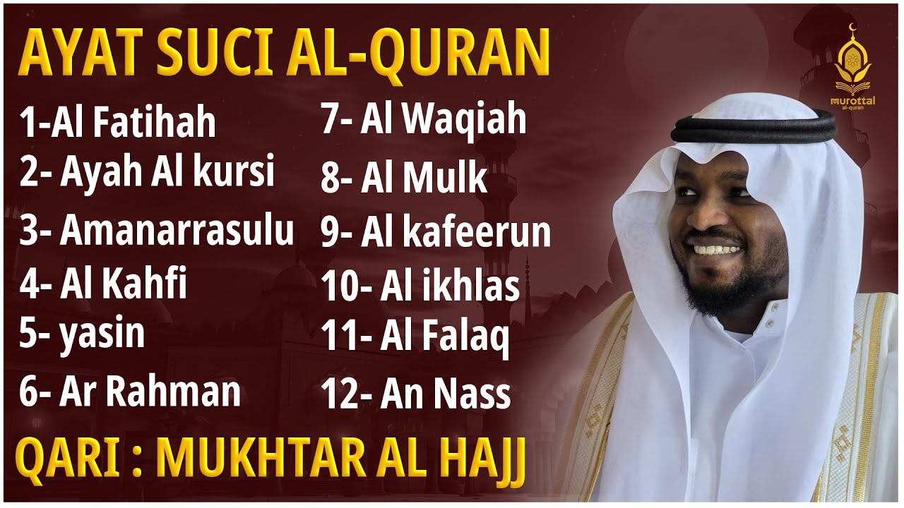Alquran Dengan Suara Yang Sangat Indah | Alfatiha, Alkahfi,Yasin,Alwaqia, Arrahman,Almulk Almoeathat