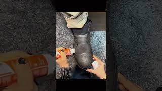 Turning Old Leather Shoes into Brand New | Satisfying ASMR