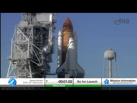 STS-133 The Final Launch of Space Shuttle Discovery including T-5 hold