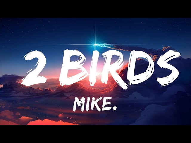 mike. - 2 birds (Lyrics)  | 30mins with Chilling music class=