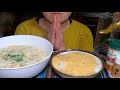 【激辛仕様】マルハニチロ金のどんぶり親子丼とかき玉うどん【ASMR/咀嚼音/Eating sounds】【玉子玉子】