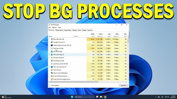 How To Stop Background Processes in Windows 11/10 - Quick Fix