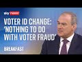 Lib Dems are 'suspicious' of motives behind voter ID change