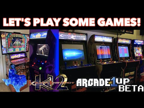 Playing Classic Arcade Games | Texas Snowpocalypse, Arcade1Up Beta Test & KI A1U Price! from Killer Arcade Games