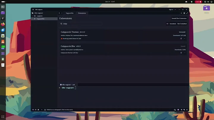 #Zed IDE with Catppuccin Blur Effect on Mac OS - Not on #Ubuntu?! ☕💻