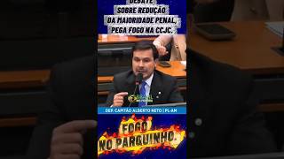 Redução da maioridade penal incendeia o debate entre a esquerda e a direita na CCJC. #shorts