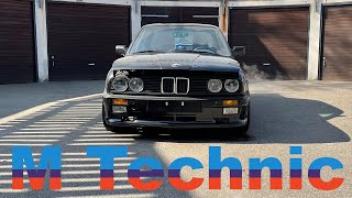Pt. 35 E30 M Technic 1 bumpers installed (+quick wash and wheels)