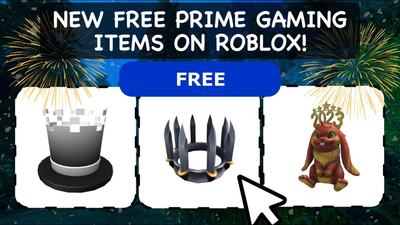 ITEM GRATIS O ROBLOX PARA ASSINANTE DA  PRIME 