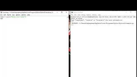 Input Function Python Video Tutorial