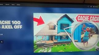 Fortnite CACHE CACHE 100 JOUEURS AXEL OFF Map Code (New SURVIVAL Fortnite Island)!