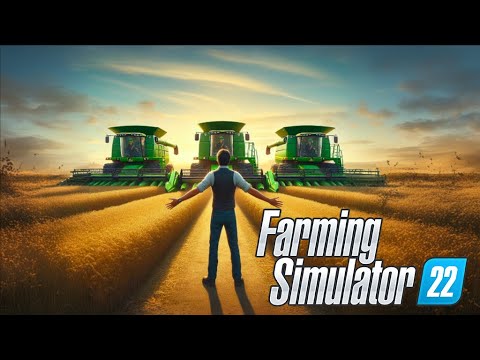 Видео: Обычный день на ФЕРМЕ! Собираем урожай с ОГРОМНОГО поля! Farming Simulator 22