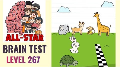 Brain Test All Star Level 267 | The tortoise must win the race | Walkthrough