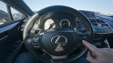 How to Find Cruise Control in LEXUS NX200t ( 2014 - 2017 )
