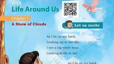 A SHOW OF CLOUDS|CLASS 2|ENGLISH|MRIDANG|NCERT|UNIT4|LIFE AROUND US|POEM|HINDI TRANSLATION|Full Poem