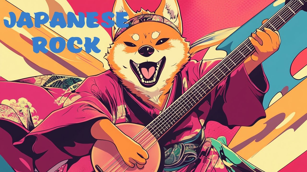 Shiba inu Rock: Japanese Shamisen Meets Rock Fusion