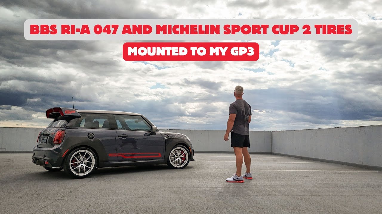 Mini GP3 F56 BBS RI-A 047 with Michelin Sport Cup 2 Mounted Up