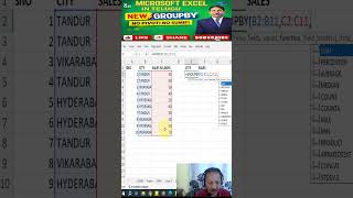 GROUPBY = Pivot + SUMIF= ONE Formula! 😳”:Excel’s hidden superpower revealed  no Pivot Table needed!