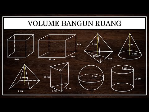 Rumus lengkap volume bangun ruang beserta contoh soalnya