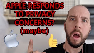 Apple responds to privacy/security concerns (MAYBE)