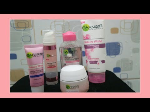 SERUM UNTUK MENCERAHKAN WAJAH|| Garnier Sakura White Pinkish Radiance Ultimate Serum (REVIEW). 