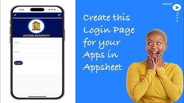 Transform Your AppSheet App UI/UX:🎉 WOW Your Users with this Login Page in AppSheet! 🚀 #uidesign