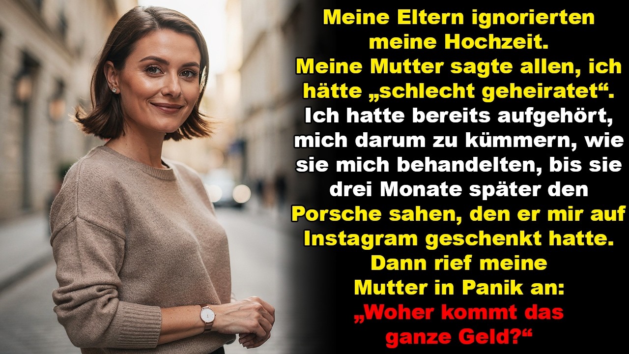 Meine Eltern ignorierten meine Hochzeit. Meine Mutter sagte allen, ich hätte „schlecht geheiratet“.