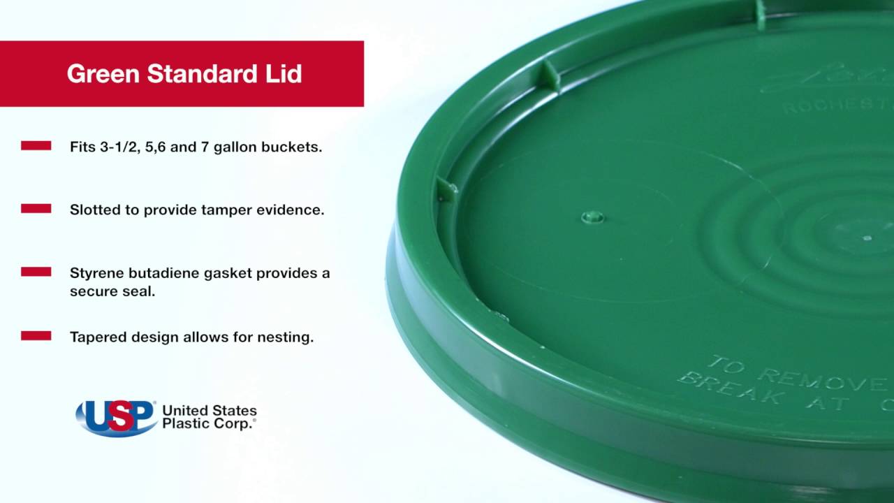 GREEN STANDARD BUCKET LID | U.S. Plastic Corporation®
