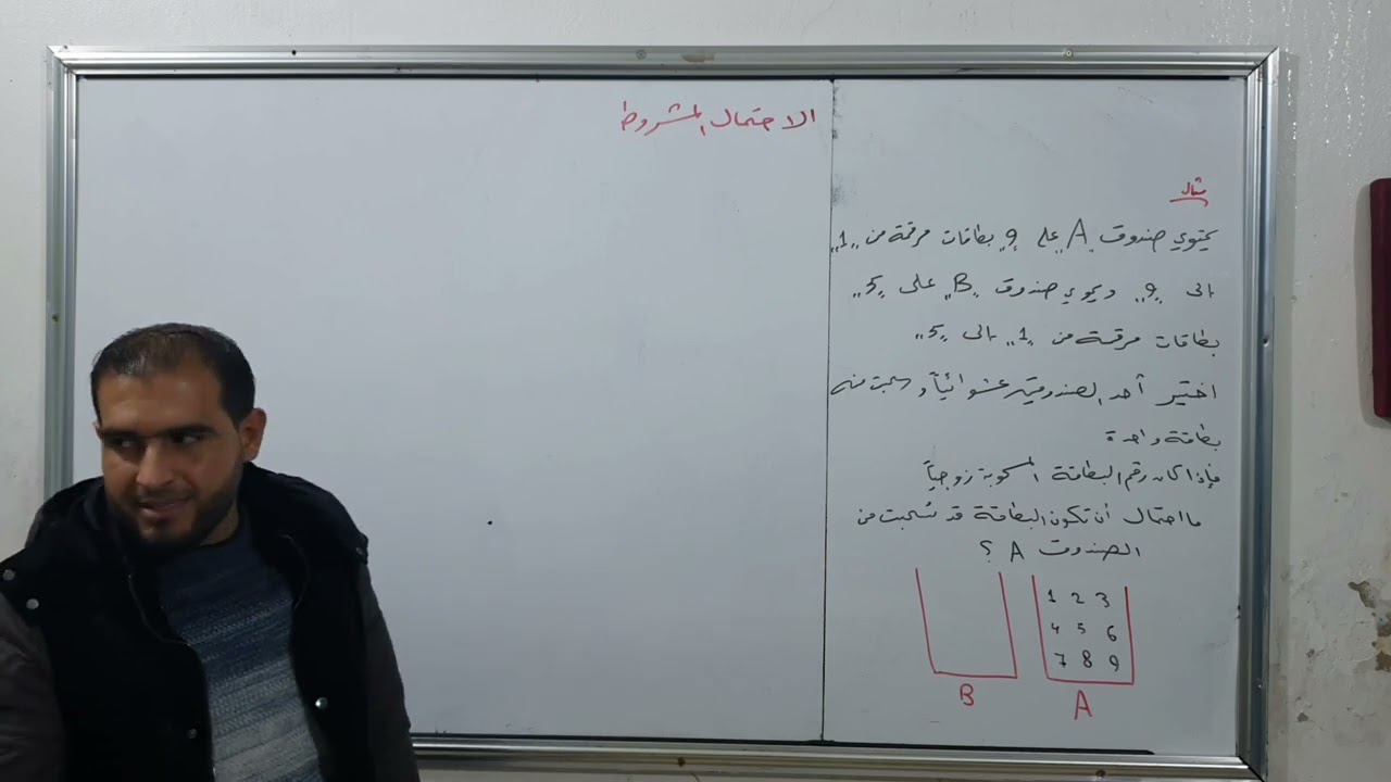 الاحتمال المشروط .. تمارين الصندوقين