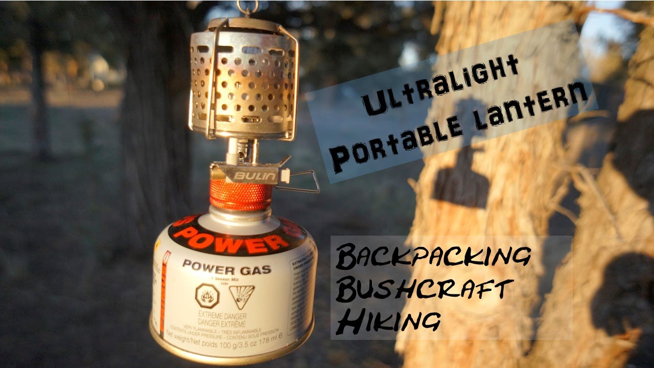 Ultralight Portable lantern, backpacking, bushcraft, hiking