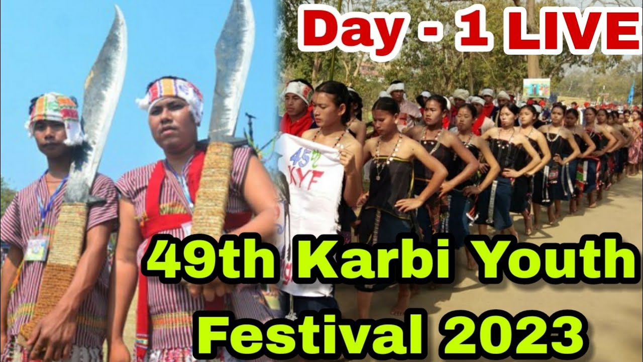 Karbi Riders ALL TRIBES ENTRY | 49th KARBI YOUTH FESTIVAL | live | KYF 2023 - YouTube