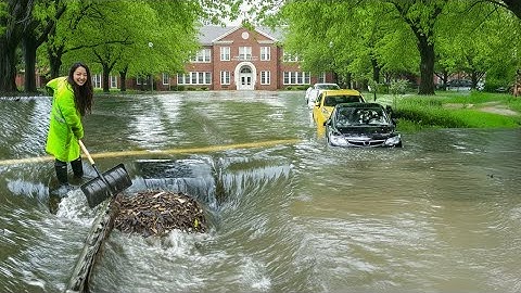 Draining a MASSIVE Flood in The City – You Won’t Believe This!
