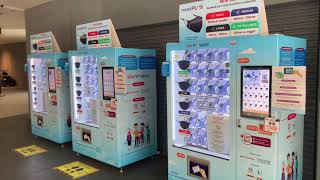 Mask Vending Machine  - Free Covid 19 Masks from Singapore Government (2021)