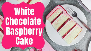 White Chocolate Raspberry Cake | CHELSWEETS