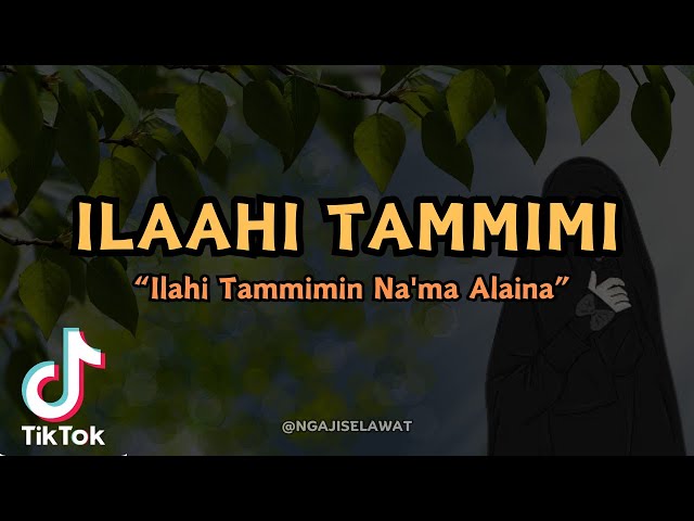 VIRAL TIKTOK!  ILAAHI TAMMIMI || Ilahi Tammimin Na'ma Alaina - Lirik Latin class=