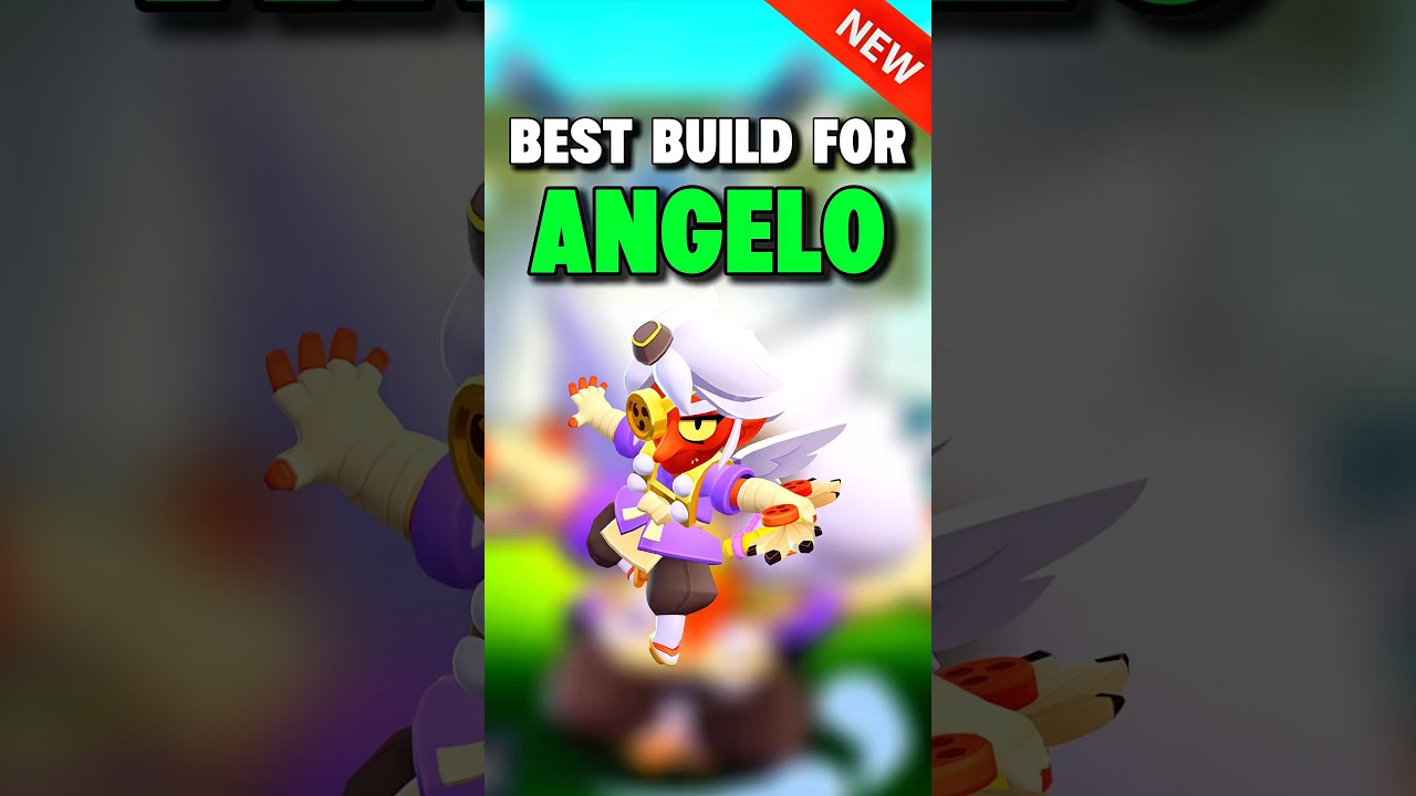 BEST Build for Angelo in Brawl Stars😱La Mejor Build de Angelo