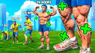 GTA 5 But Every Second Jeffy Gets STRONGER!