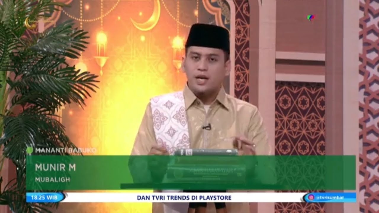 Munir M, Tk.Sutan Rajo Mudo ~ Tujuan Puasa Mencapai Derajat Taqwa