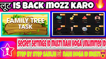 Starmaker Tree Task Back| id Multiple Isu can