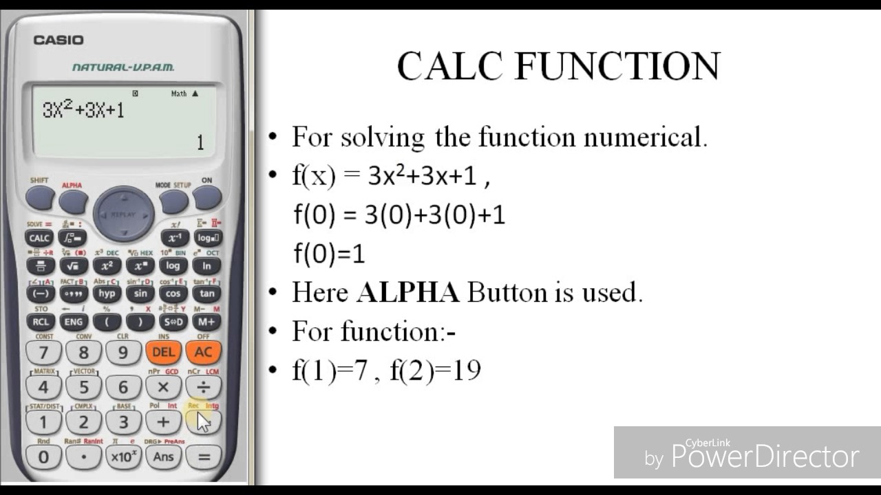 How To Set Up Casio Calculator