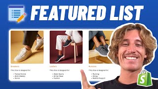 Details Featured List with Image | Shopify No Code Tutorial 2024 Guide
