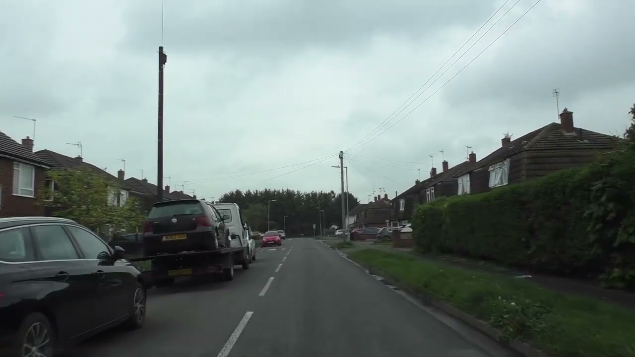 Driving On Tudor Way, Oldbury Road & Henwick Road, Worcester, England 30th March 2023